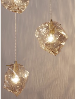 Luces Exclusivas BALUN Wisząca Nowoczesna złoty i odcienie złota 3xE14 max 5W LE43403 - produkt 2