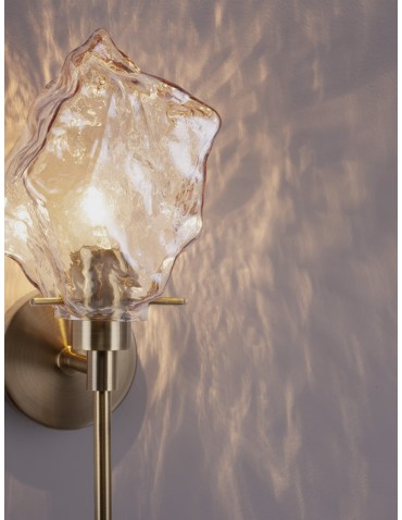 Luces Exclusivas BALUN Wall-mounted Modern gold and gold shades 1xE14 max 5W LE43404 - product 2