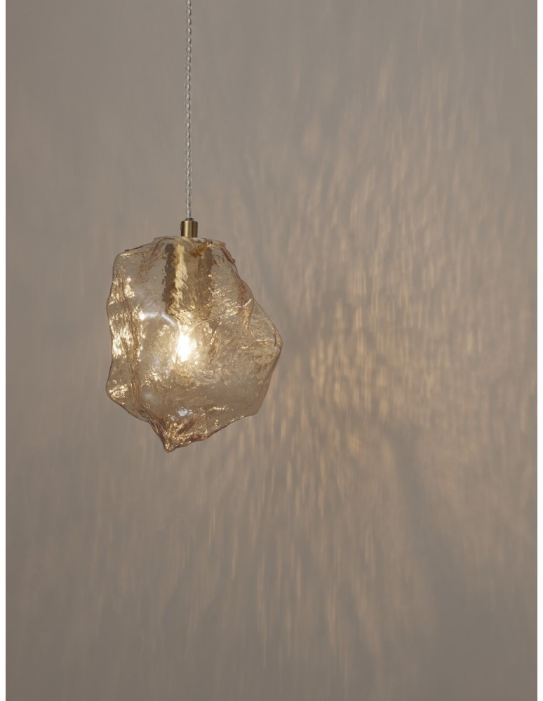 Pendant lamps - Luces Exclusivas BALUN Pendant Modern gold and gold shades 1xE14 max 5W LE43405 - product kolory-swiatla.pl 3