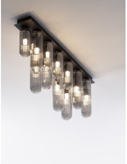 Luces Exclusivas BALDE Ceiling Modern Gray and shades of gray 12xG9 max 5W LE43407 - product 2