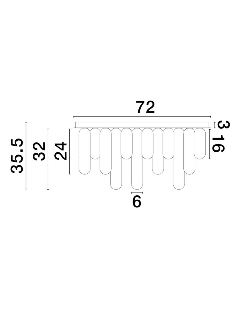 Ceiling lamps - Luces Exclusivas BALDE Ceiling Modern Gray and shades of gray 12xG9 max 5W LE43407 - product kolory-swiatla.pl 3