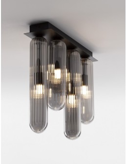 Luces Exclusivas BALDE Sufitowa Nowoczesna szary i odcienie szarości 6xG9 max 5W LE43409 - produkt 2