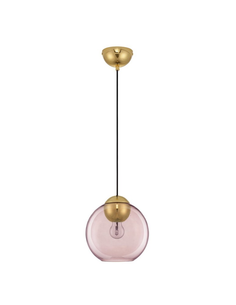 Single pendant lamps - Luces Exclusivas BALMI Pendant Modern gold and gold shades 1xE27 max 12W LE43410 - product kolory-swiatla.pl 1