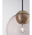 Single pendant lamps - Luces Exclusivas BALMI Pendant Modern gold and gold shades 1xE27 max 12W LE43410 - product 3
