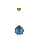 Single pendant lamps - Luces Exclusivas BALMI Pendant Modern gold and gold shades 1xE27 max 12W LE43411 - product 1