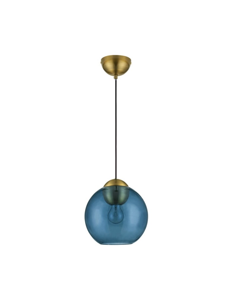 Single pendant lamps - Luces Exclusivas BALMI Pendant Modern gold and gold shades 1xE27 max 12W LE43411 - product kolory-swiatla.pl 1