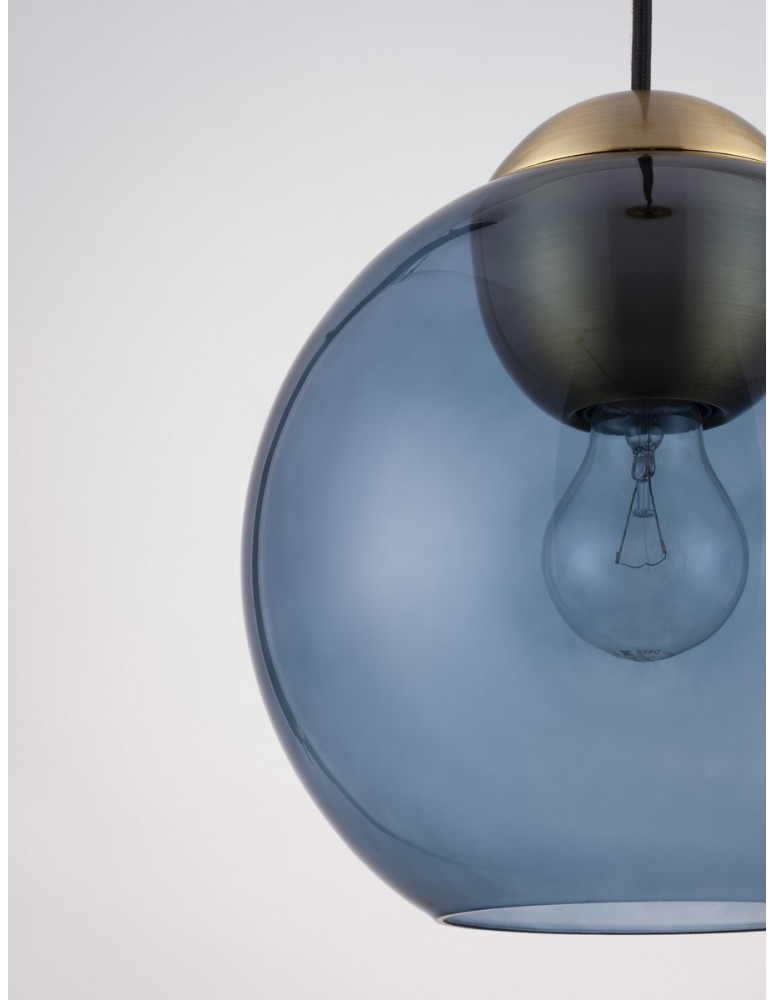 Single pendant lamps - Luces Exclusivas BALMI Pendant Modern gold and gold shades 1xE27 max 12W LE43411 - product kolory-swiatla.pl 4