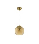 Single pendant lamps - Luces Exclusivas BALMI Pendant Modern gold and gold shades 1xE27 max 12W LE43412 - product 1