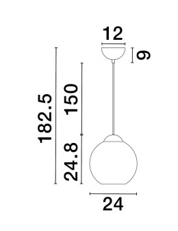 Luces Exclusivas BALMI Pendant Modern Black 1xE27 max 12W LE43413 - product 2