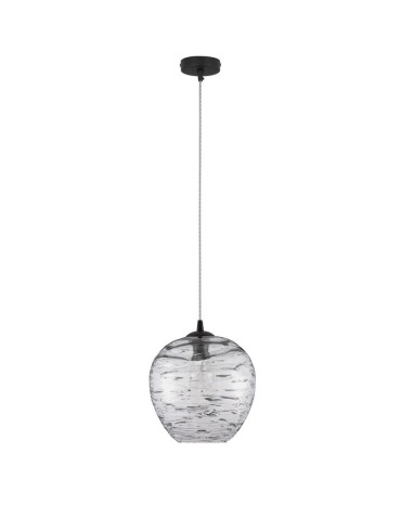 Luces Exclusivas BAMBU Pendant Modern Black 1xE27 max 12W LE43418