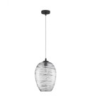 Single pendant lamps - Luces Exclusivas BAMBU Pendant Modern Black 1xE27 max 12W LE43419 - product 1