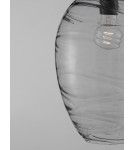 Single pendant lamps - Luces Exclusivas BAMBU Pendant Modern Black 1xE27 max 12W LE43419 - product 3