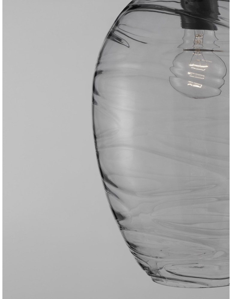 Single pendant lamps - Luces Exclusivas BAMBU Pendant Modern Black 1xE27 max 12W LE43419 - product kolory-swiatla.pl 3