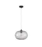 Single pendant lamps - Luces Exclusivas BAMBU Pendant Modern Black 1xE27 max 12W LE43420 - product 1