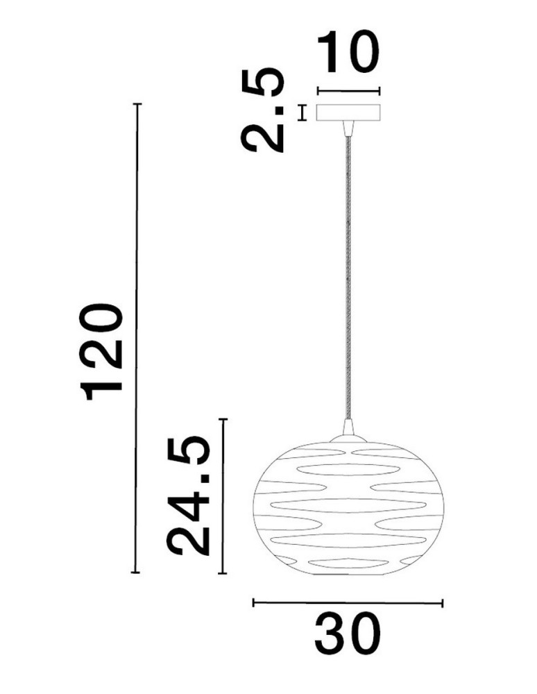 Single pendant lamps - Luces Exclusivas BAMBU Pendant Modern Black 1xE27 max 12W LE43420 - product kolory-swiatla.pl 2