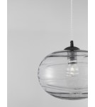 Single pendant lamps - Luces Exclusivas BAMBU Pendant Modern Black 1xE27 max 12W LE43420 - product 3