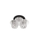 Ceiling lamps - Luces Exclusivas BAMOA Ceiling Modern silver and silver shades 3xE14 max 5W LE43421 - product 1