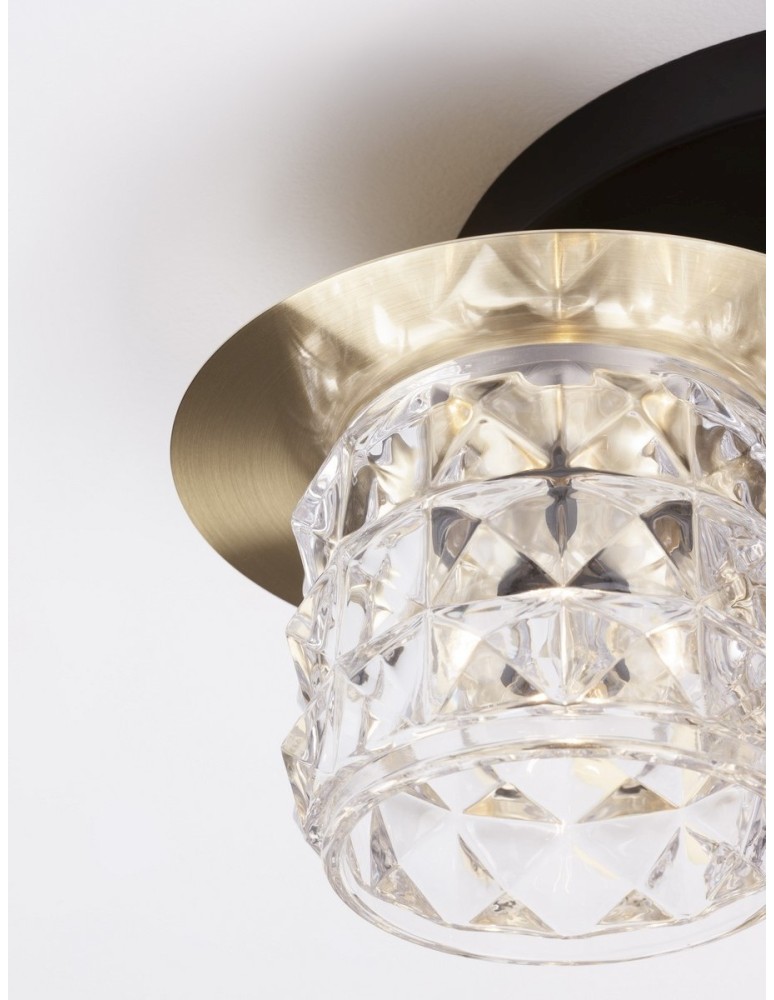 Ceiling lamps - Luces Exclusivas BAMOA Ceiling Modern Gold and shades of gold 3xE14 max 5W LE43422 - product kolory-swiatla.pl 3