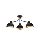 Ceiling lamps - Luces Exclusivas BANAC Ceiling Modern Black 3xE14 max 5W LE43423 - product 1