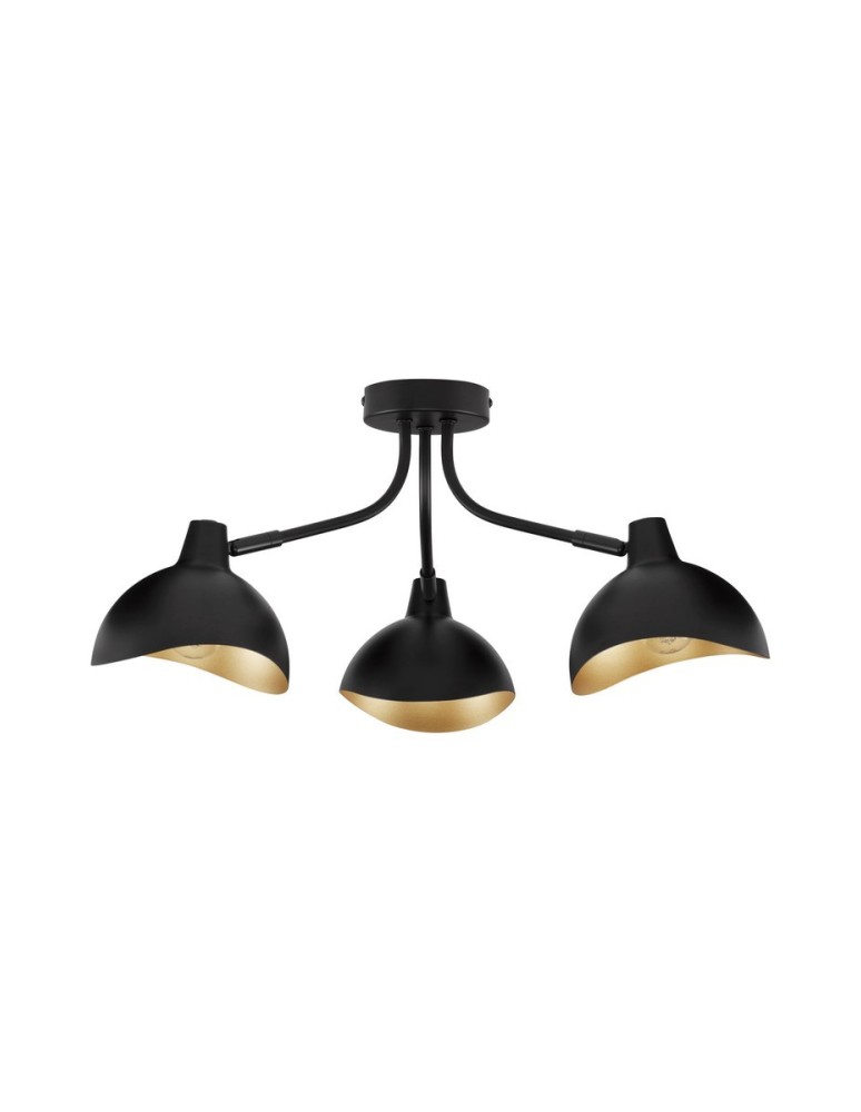 Ceiling lamps - Luces Exclusivas BANAC Ceiling Modern Black 3xE14 max 5W LE43423 - product kolory-swiatla.pl 1