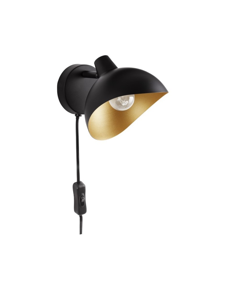 Wall lamps - Luces Exclusivas BANAC Wall-mounted Modern Black 1xE14 max 5W LE43425 - product kolory-swiatla.pl 1