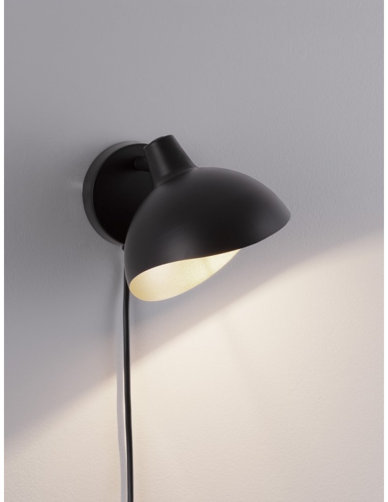 Wall lamps - Luces Exclusivas BANAC Wall-mounted Modern Black 1xE14 max 5W LE43425 - product kolory-swiatla.pl 2