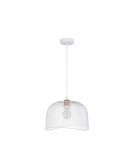 Single pendant lamps - Luces Exclusivas BAQUE Pendant Modern White 1xE27 max 12W LE43431 - product 1