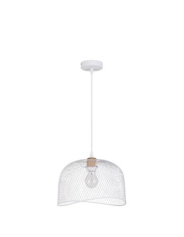 Luces Exclusivas BAQUE Wisząca Nowoczesna biały 1xE27 max 12W LE43431