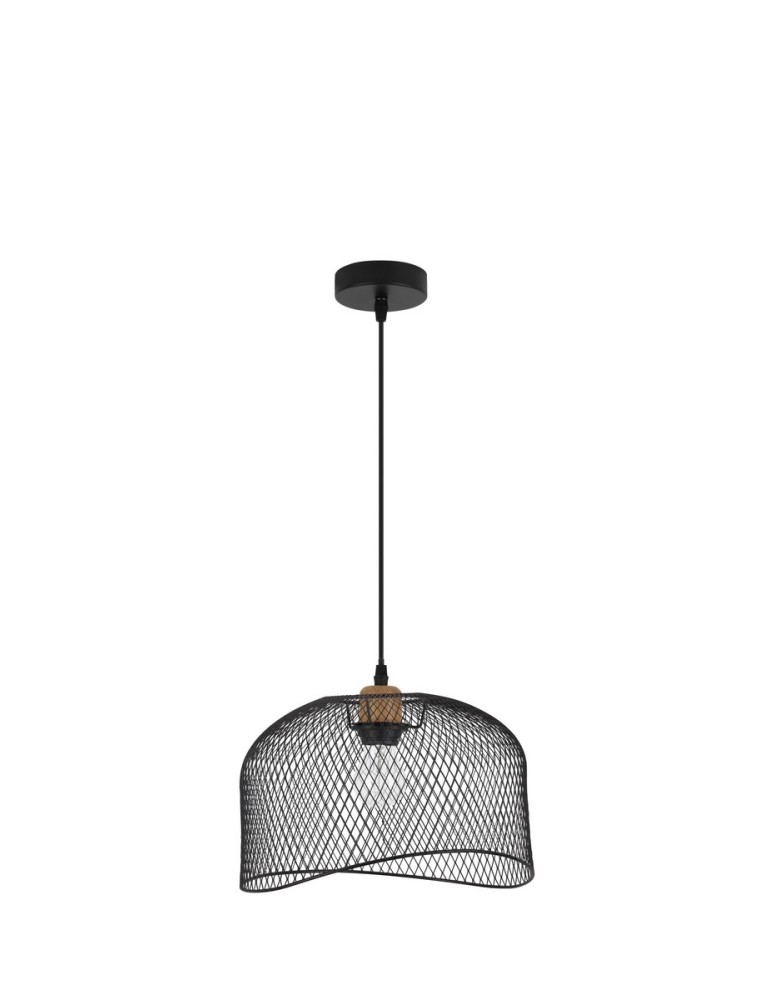 Single pendant lamps - Luces Exclusivas BAQUE Pendant Modern White 1xE27 max 12W LE43432 - product kolory-swiatla.pl 1