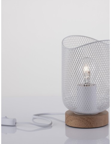 Luces Exclusivas BAQUE Table white 1xE27 max 12W LE43433 - product 2