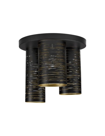 Luces Exclusivas BARRA Modern Ceiling Black 3xE14 max 5W LE43435