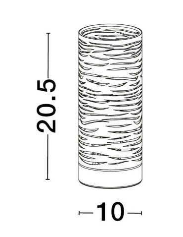 Luces Exclusivas BARRA Table white 1xE14 max 5W LE43437 - product 2