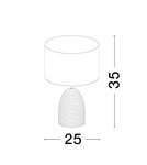 Nightlights - Luces Exclusivas CUATRO Table grey and shades of grey 1xE27 max 12W LE43439 - product 2