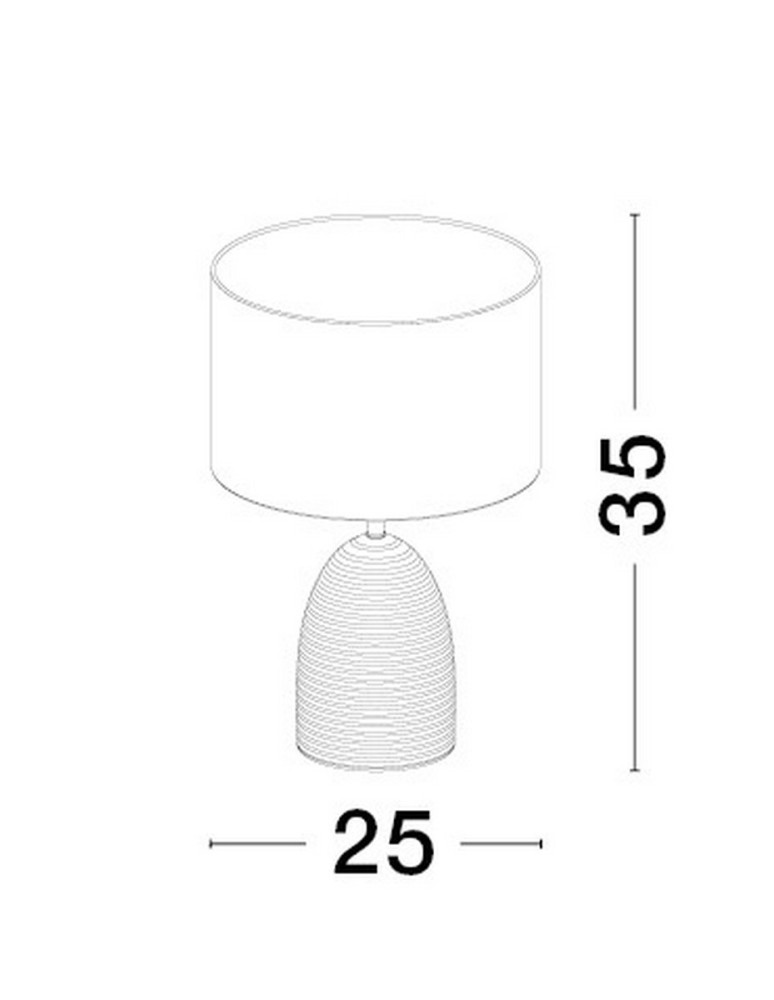 Nightlights - Luces Exclusivas CUATRO Table grey and shades of grey 1xE27 max 12W LE43439 - product kolory-swiatla.pl 2