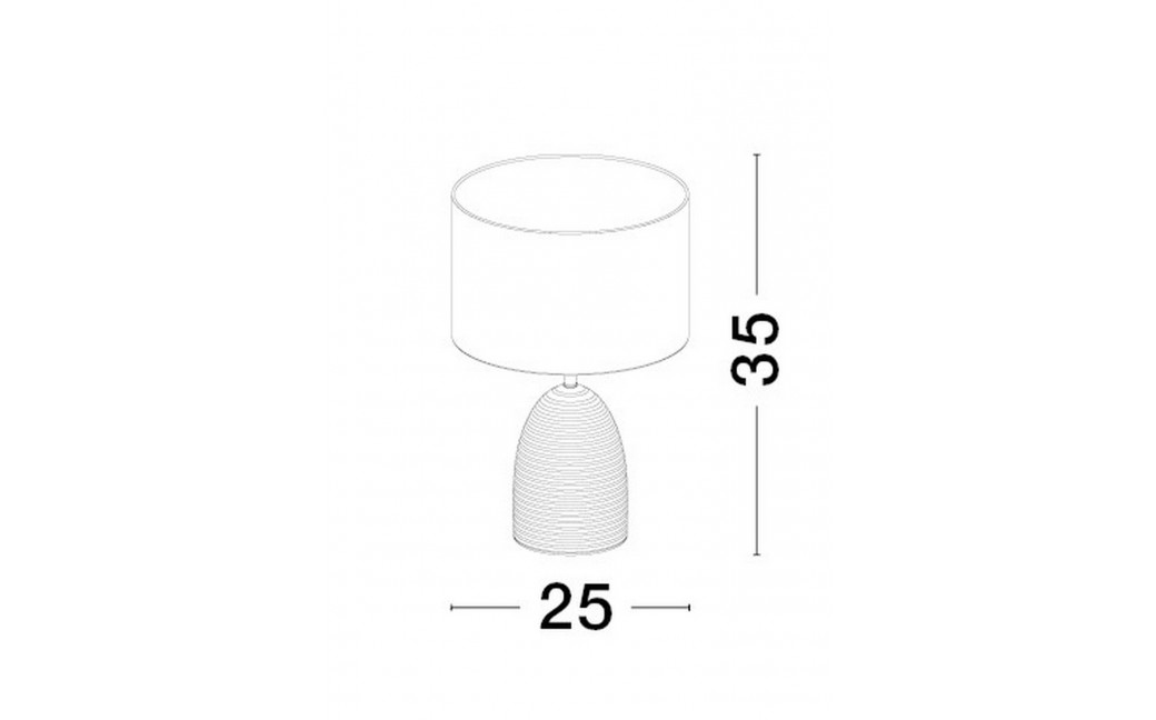 Luces Exclusivas CUATRO Stołowa szary i odcienie szarości 1xE27 max 12W LE43439