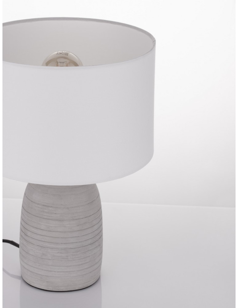 Nightlights - Luces Exclusivas CUATRO Table grey and shades of grey 1xE27 max 12W LE43439 - product kolory-swiatla.pl 3