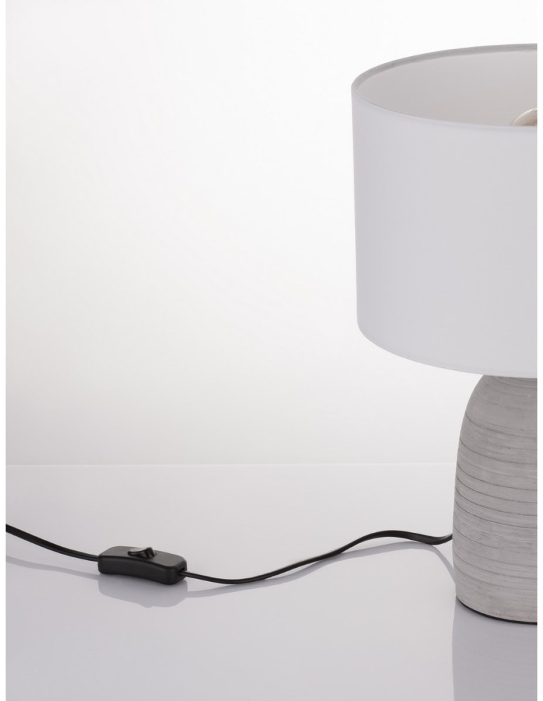 Nightlights - Luces Exclusivas CUATRO Table grey and shades of grey 1xE27 max 12W LE43439 - product kolory-swiatla.pl 4