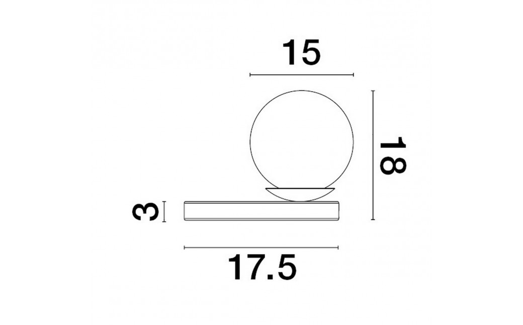 Luces Exclusivas MERINO Stołowa szary i odcienie szarości 1xE14 max 5W LE43441