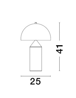 Luces Exclusivas ABABAY Stołowa złoty i odcienie złota 1xE27 max 12W LE43444 - produkt 2