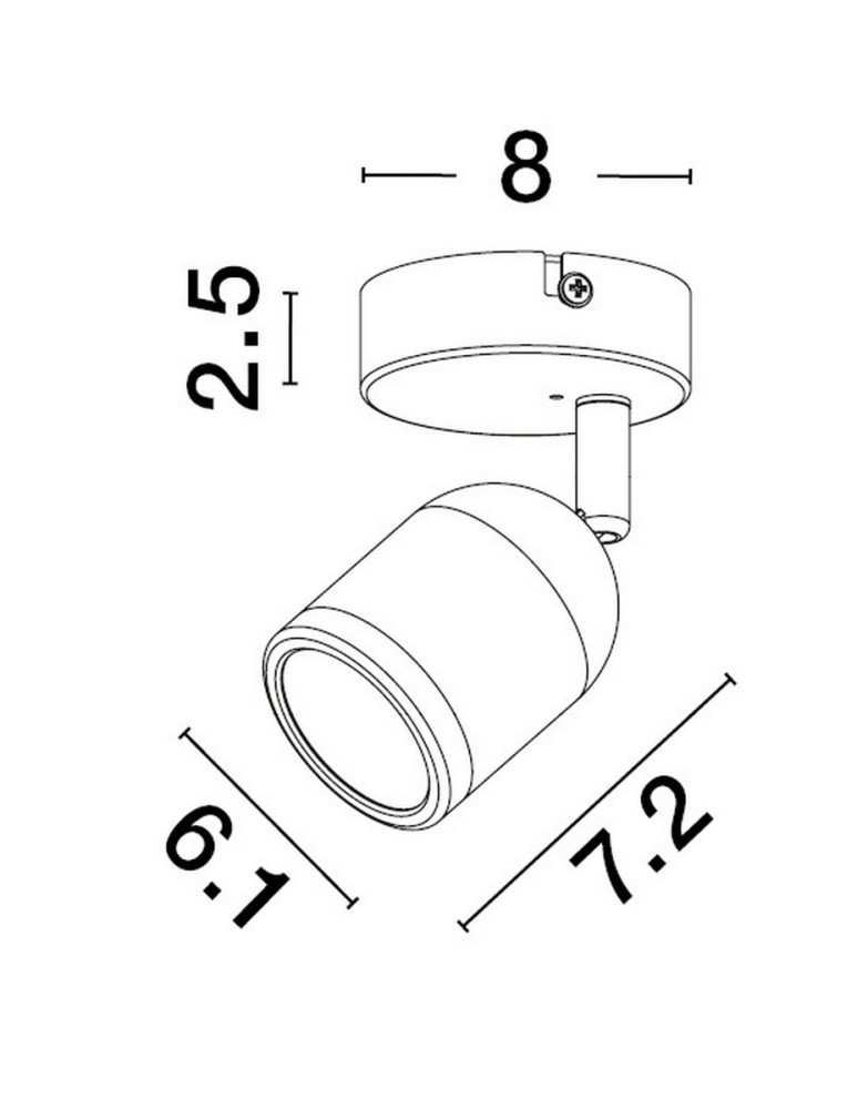 Bathroom wall lamps - Luces Exclusivas ACALAN Wall Bathroom IP44 black 1xE27 max 10W LE43447 - product kolory-swiatla.pl 2