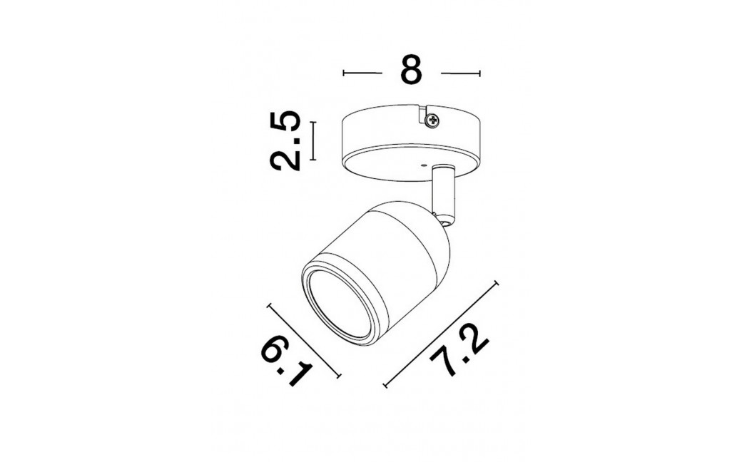 Luces Exclusivas ACALAN Ścienna Łazienkowa IP44 czarny 1xE27 max 10W LE43447