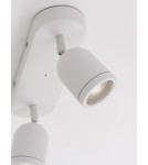 Bathroom ceiling lamps - Luces Exclusivas ACALAN Wall Bathroom IP44 white 2xGU10 max 10W LE43450 - product 2