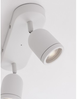Luces Exclusivas ACALAN Ścienna Łazienkowa IP44 biały 2xGU10 max 10W LE43450 - produkt 2