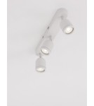 Bathroom ceiling lamps - Luces Exclusivas ACALAN Wall Bathroom IP44 white 3xGU10 max 10W LE43452 - product 2
