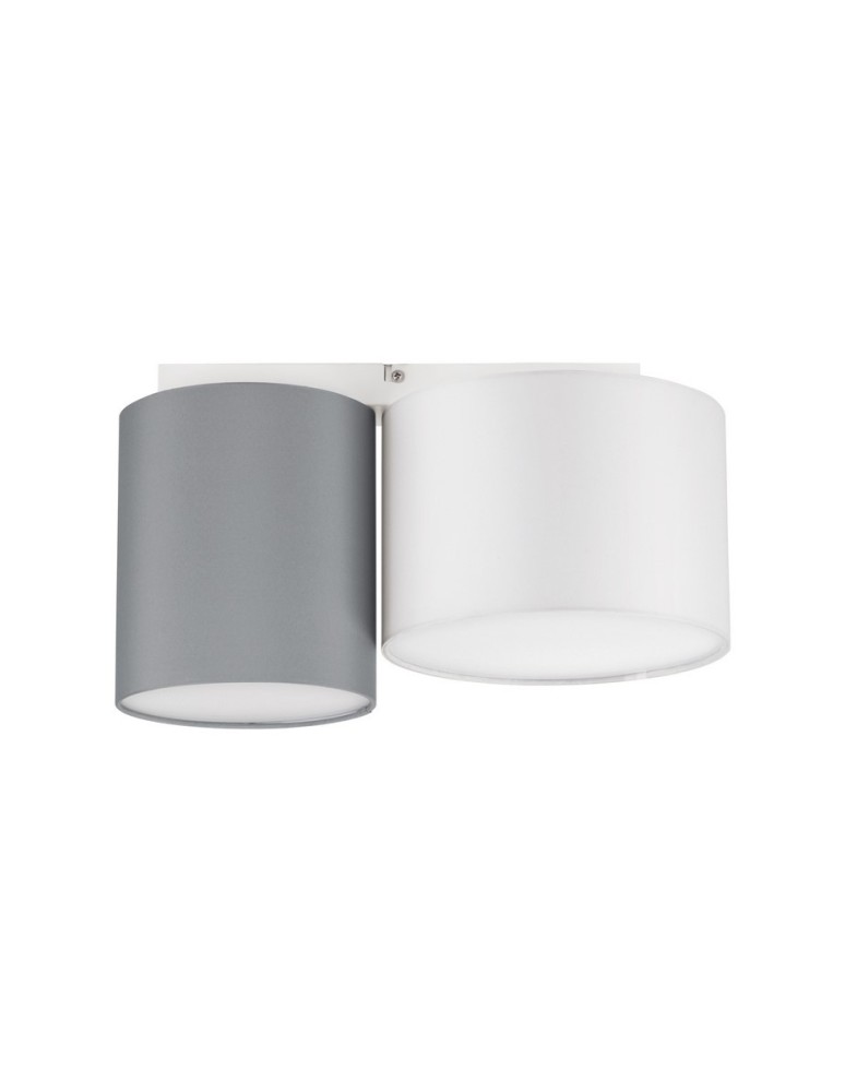 Ceiling lamps - Luces Exclusivas ACALCO Modern Ceiling White 2xE27 max 12W LE43453 - product kolory-swiatla.pl 1