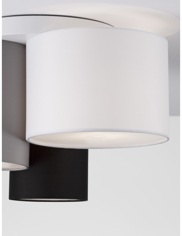 Ceiling lamps - Luces Exclusivas ACALCO Modern Ceiling White 3xE27 max 12W LE43454 - product kolory-swiatla.pl 3