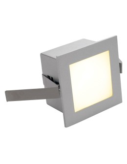 SPOTLINE/SLV FRAME BASIC LED Wbudowana. Kwadratowa. SrebrnoSzary. Ciepły Biały LED 111262 Wpust