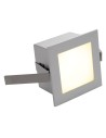 SPOTLINE/SLV FRAME BASIC LED Wbudowana. Kwadratowa. SrebrnoSzary. Ciepły Biały LED 111262 Wpust