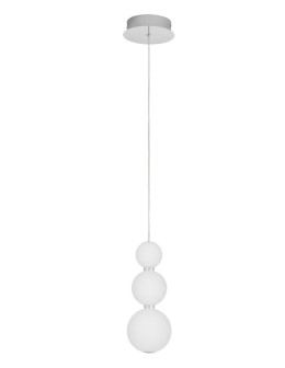 Luces Exclusivas MOCA Wisząca Nowoczesna srebrny i odcienie srebra 1xLED max 11W 3000K LE43465