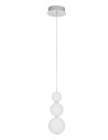 Luces Exclusivas MOCA Pendant Modern silver and silver shades 1xLED max 11W 3000K LE43465